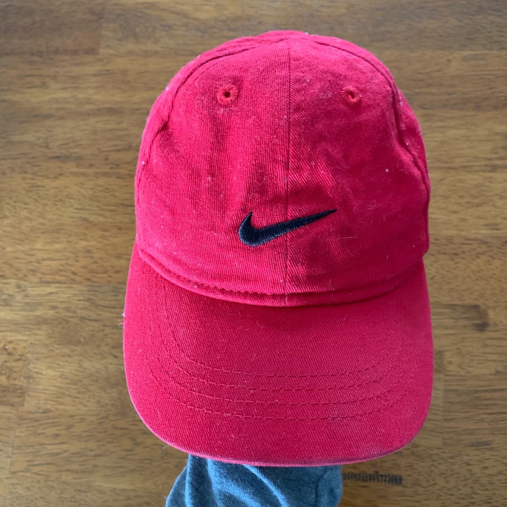 Red Nike Infant Hat